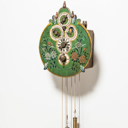 Gastspiel Uhrenmuseum Winterthur: «Astronomische Toggenburger Holzräderuhr von 1773», Leihgabe: Uhrenmuseum zum Rösli, Zürich