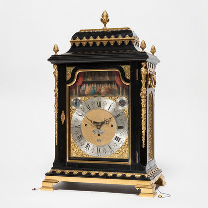 Gastspiel: Bracket Clock mit Glockenspielwerk und Automatenszene «Theater»
