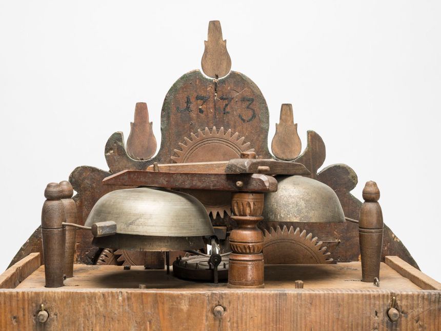 Logo Gastspiel: Astronomische Toggenburger Holzräderuhr von 1773