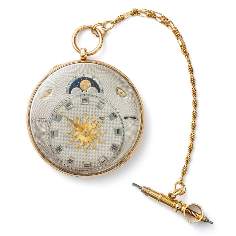 Gold pocket watch