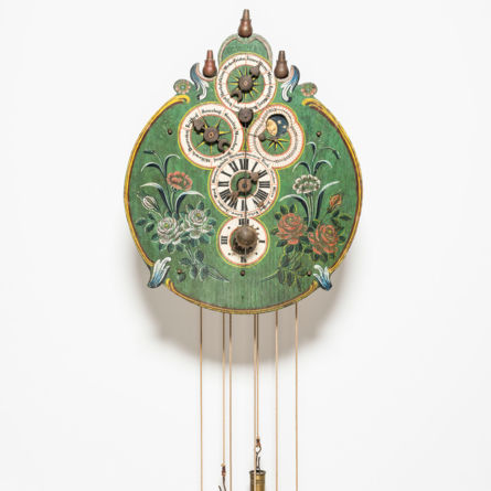 Gastspiel Uhrenmuseum Winterthur: «Astronomische Toggenburger Holzräderuhr von 1773», Leihgabe: Uhrenmuseum zum Rösli, Zürich