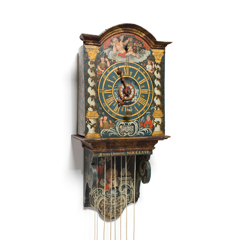 Appenzell wooden wheel clock