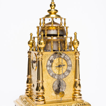 Türmchenuhr, Baden, Aargau, um 1630. Uhrenmuseum Winterthur, Sammlungsausstellung Konrad Kellenberger.