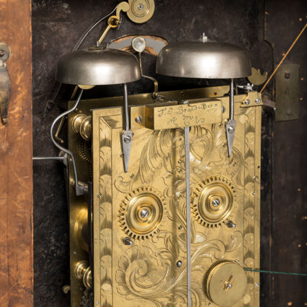 Gastspiel Uhrenmuseum Winterthur: «Altarförmige Stockuhr aus Zug», Zug, um 1730/40, Sign.: T. L. Brandenberg A Zug, Leihgabe: Privatbesitz